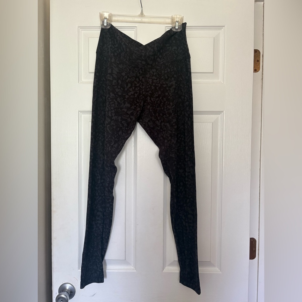 Size 12 Lululemon Leopard Print Legging